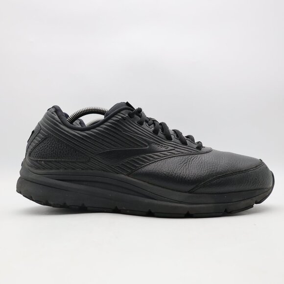Brooks Addiction Walker 2 Men\'s Size 11 Black Leather Walking Shoes Sneakers